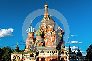 St BasilÃ¢â¬â¢s Cathedral on Red Square, Moscow, Russia photo